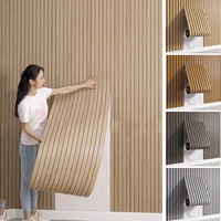 3D Textured Grid Wall Panels Peel and Stick - วอลล์เปเปอร์กันน้ํามีสไตล์ DIY Self-Adhesive สําหรับเพดาน,ห้องนั่งเล่น 1