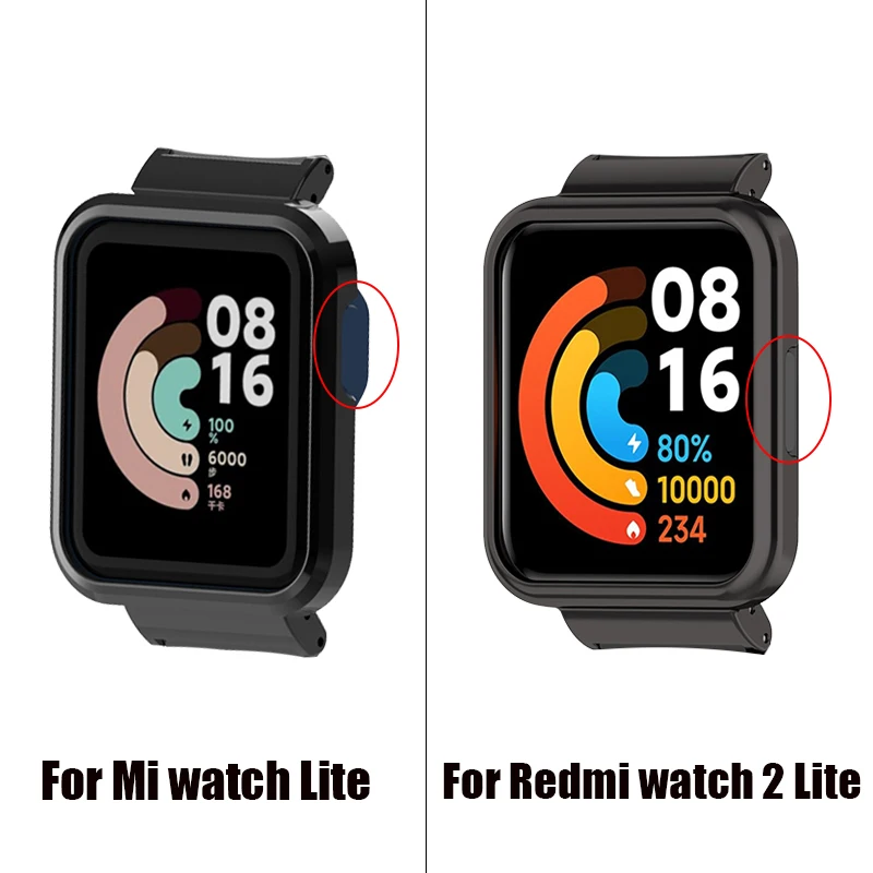 Diamond watchband Metal Case protector For Redmi watch 2 Lite smartwatch  Bracelet For Xiaomi mi watch lite cover bumper frame| | - AliExpress