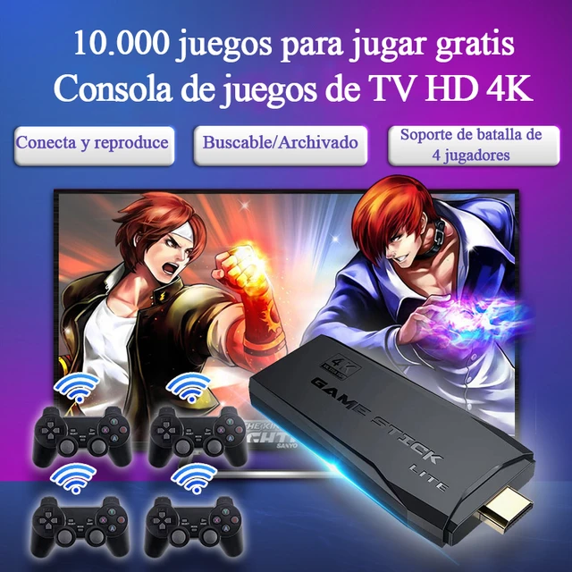 Consola Game Stick (+10.000 Juegos Incluidos)