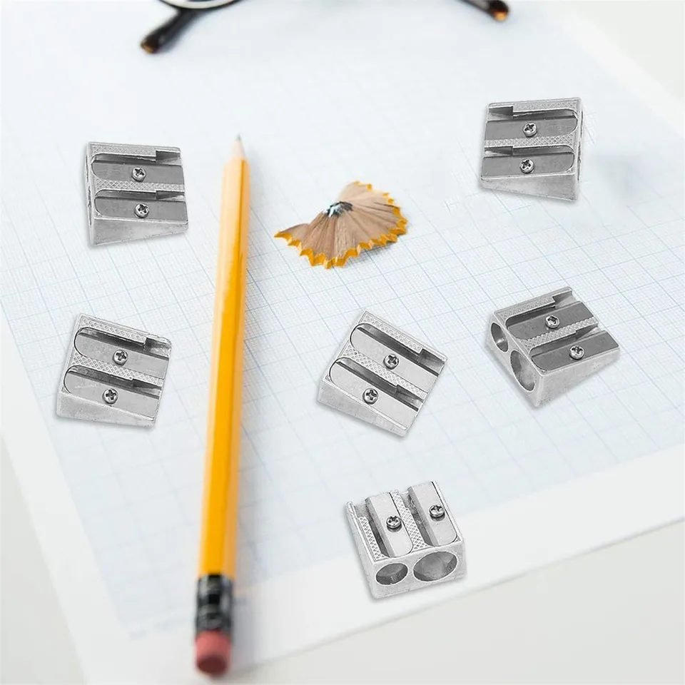 Premium Metal Pencil Sharpener with Dual Holes