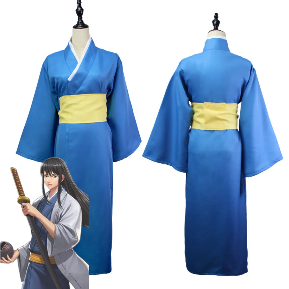 Gintama Gintoki Sakata Yukata Cosplay Costume