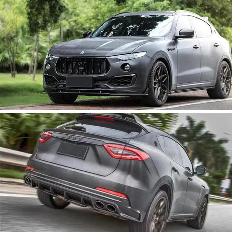 Per Maserati Levante 20162023 Reale Fibra di Carbonio Labbro Anteriore