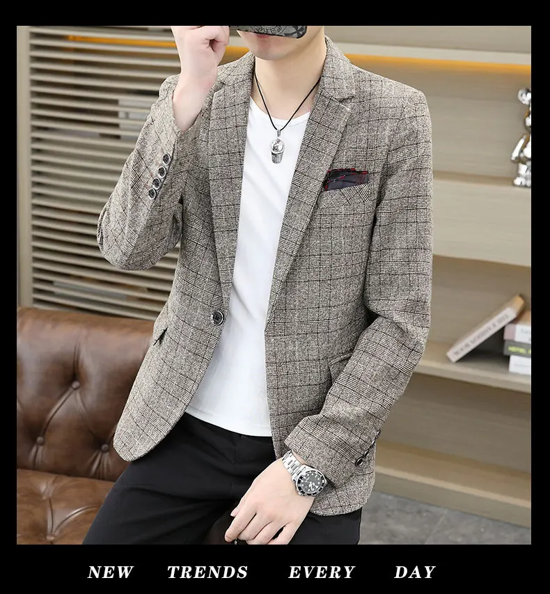 Description Picture 4 of itemExplosive New Men's Shirts Casual Fashion Business Single West All Match Personality Comfortable Handsome Loose Men's Clothing