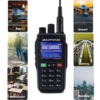 BAOFENG NOAA 5W Tri Band UV-22L Outdoor Sport Two Way Radio, Long Range Handheld Walkies Talkies 6