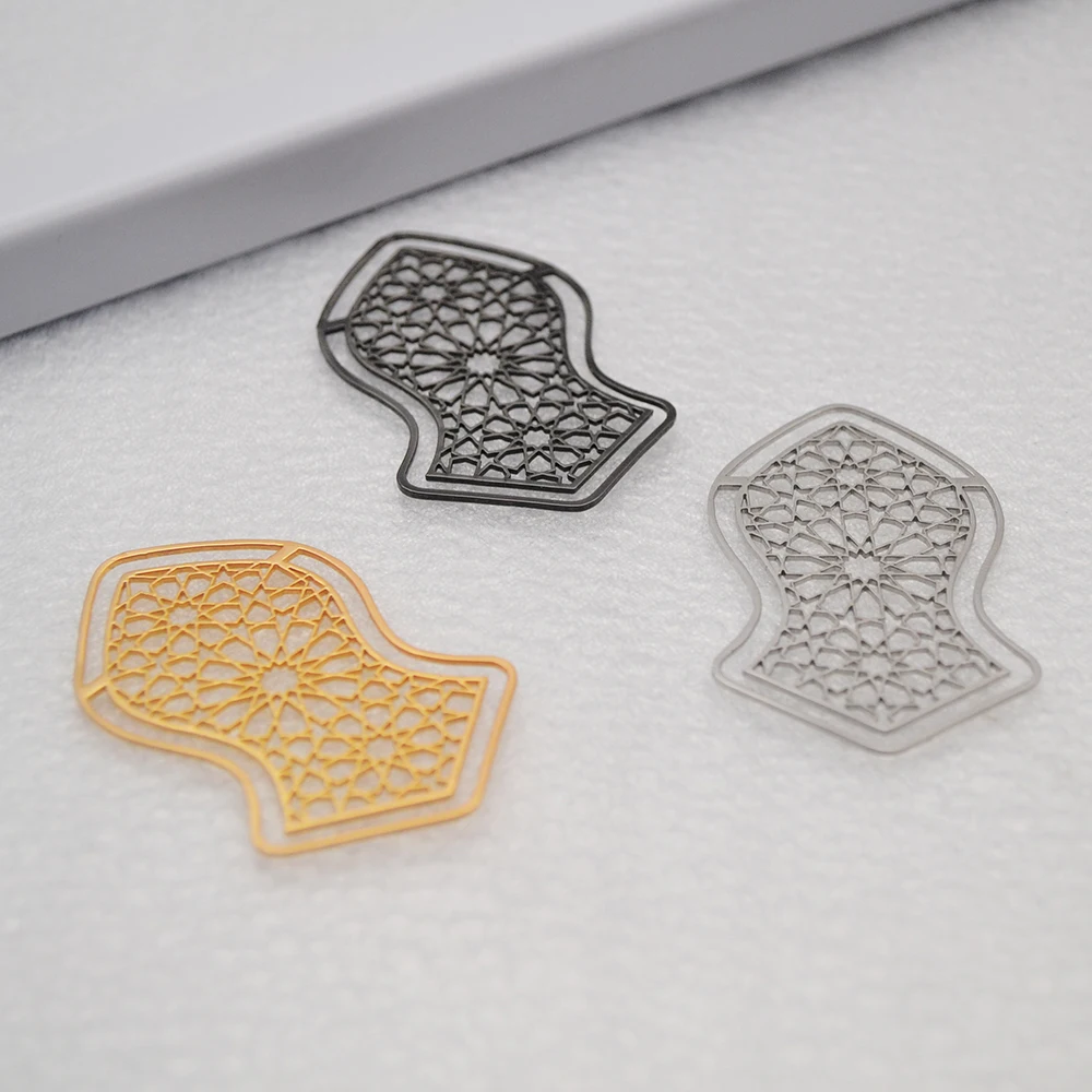 Metal Bookmark Stainless steel Arabic style Bookmarks Stationery Supplies Producing Various Shapes As Student Gifts
