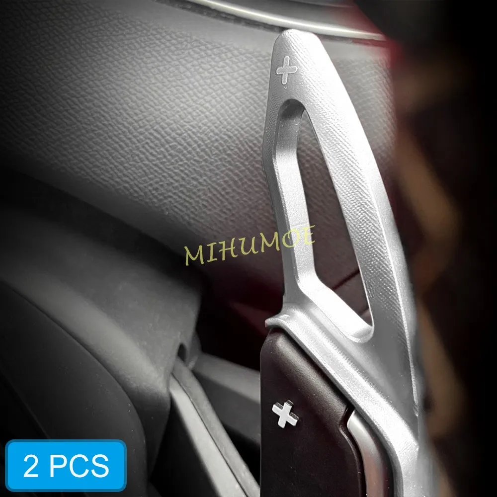 Для 2017-2023 Peugeot 508 2008 3008 GT алюминиевый внутренний рычаг рулевого колеса переключатель передач удлинитель переключения передач серебристый