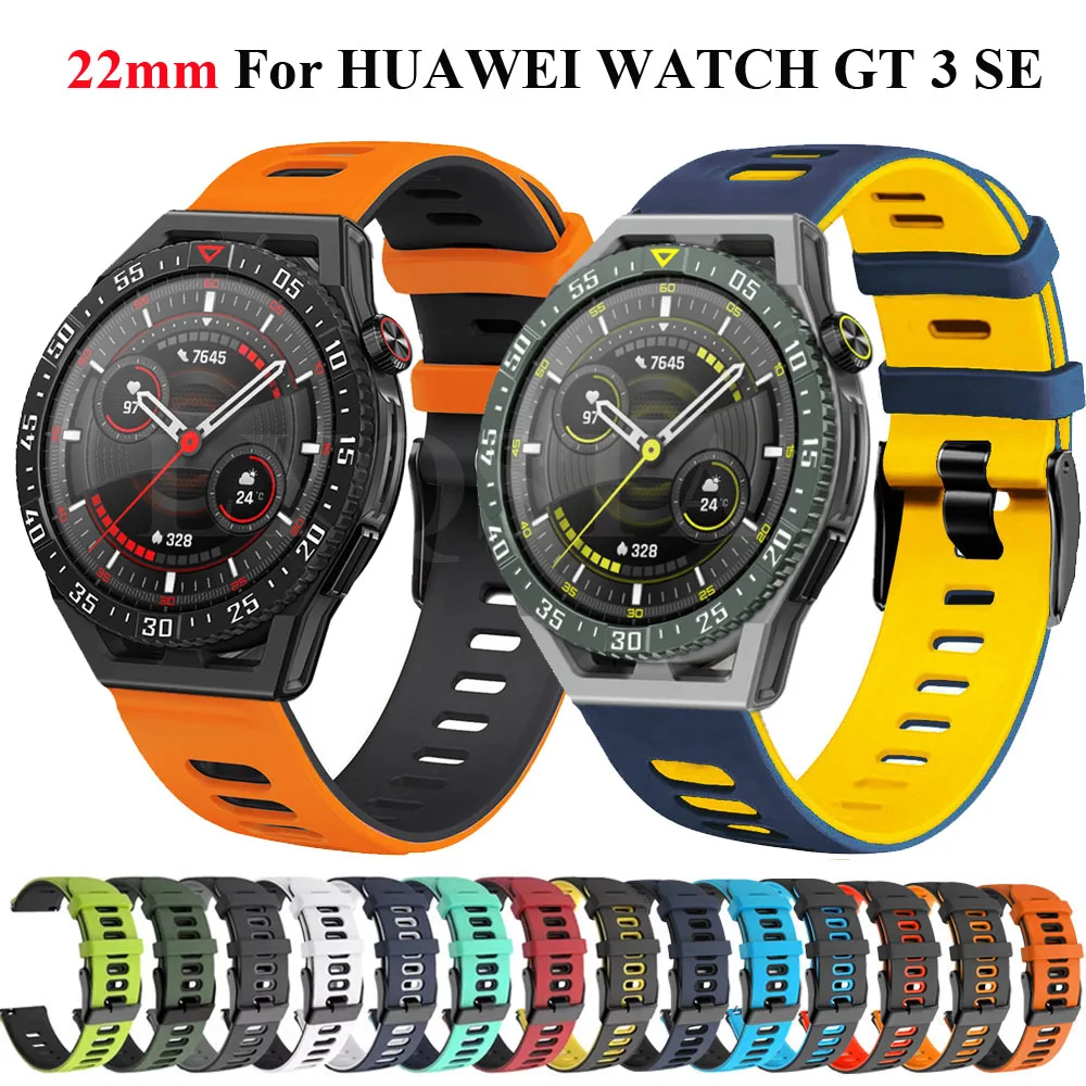 

20 22mm Smart Watch Band For Huawei Watch GT3 GT 3 42 46mm SE Wrist Straps GT 2 GT2 Pro 46mm Watchbands Bracelet Silicone Correa