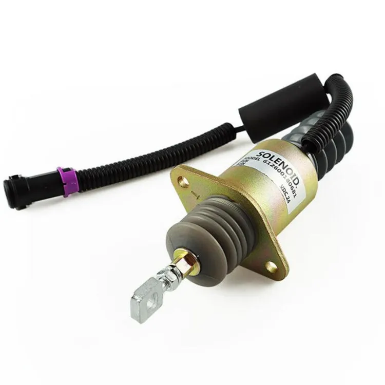 Hot Sale 24V Stop Solenoid 612600180681 D59-105-12 D59-105-WD-16 for Diesel Engine D6114