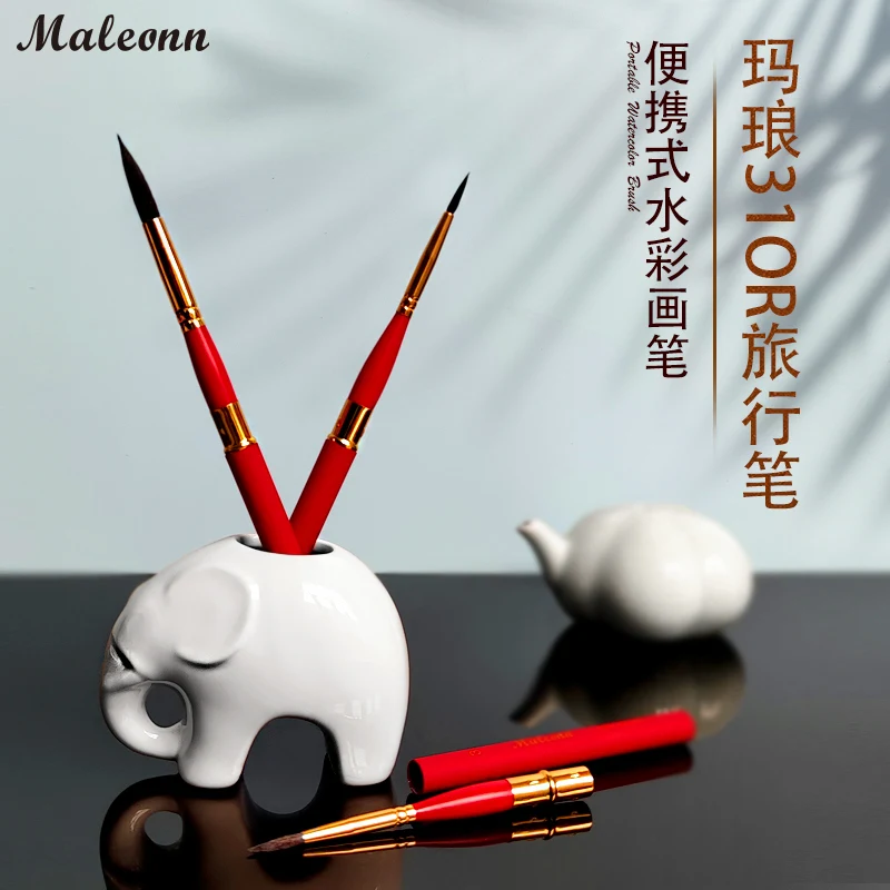 

MALEONN Travel Watercolor Brushes Pocket Paint Brushes Squirrel Hair