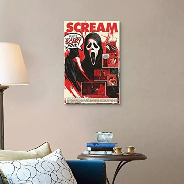 Classic 2023 Movie Poster Scream 6 Poster and Wall Poster Painting Bedroom  Large home decor Art Picture canvas wall - AliExpress