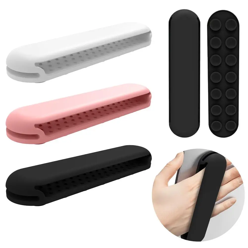 Universal Silicone Tablet Hand Holder with Anti-Slip Wrist Strap