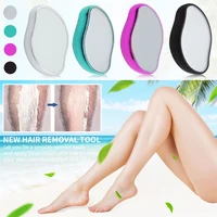 Gomme d'épilation physique en cristal, épilateur indolore en verre, nettoyage facile, outil d'épilation réutilisable pour soins du corps 6