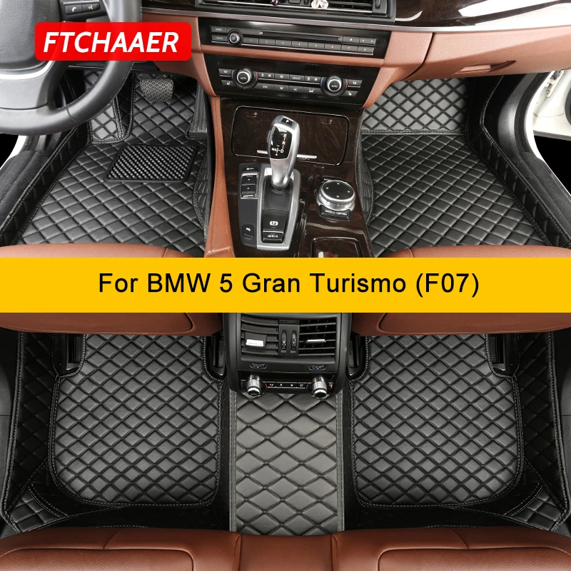 

FTCHAAER Custom Car Floor Mats For BMW 5GT Gran Turismo F07 2009-2017 Auto Carpets Foot Coche Accessorie