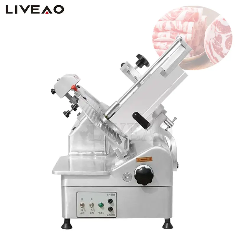 

Automatic Cut Frozen Meat Beef Mutton Roll Cutting Machine Frozen Fish Cutter 0-6mm