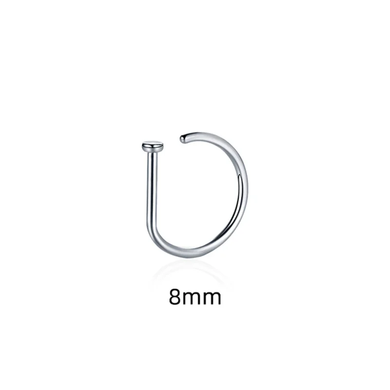 Women Men Fake Piering Nose Ring Earrings Fashion punk Non