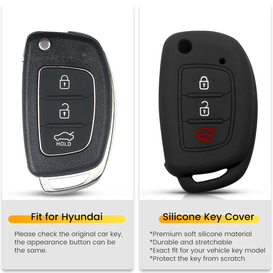 Ricambio Pieghevole Chiave Alloggiamento Per Hyundai I10 I20 I30 - Foto 6