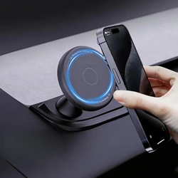 MagSafe Magnetic Phone Mount with Magnet Ring - Premium Car Phone Holder Accessories (Black)
