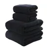 Black bath towel Super absorbent cotton bath towel towel Fitness quick drying sports towel Beauty salon hotel daily bath towel 4