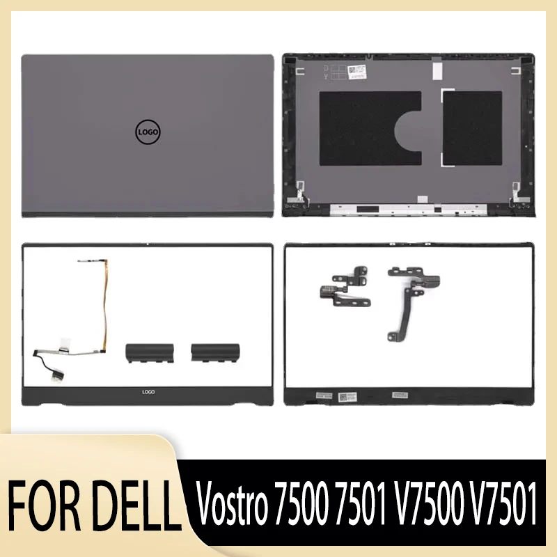

New For Dell Vostro 7500 7501 V7500 V7501 Laptop LCD Back Cover Front Bezel Hinges Hingecover Screen Cable with Camera 08DMKK