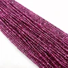 Natural Faceted Ruby 2 3 4MM Micro Tiny Small Seed Round Gemstone Beads For Jewelry Mkaing DIY Waist Bracelets Neckalce Anklet 4
