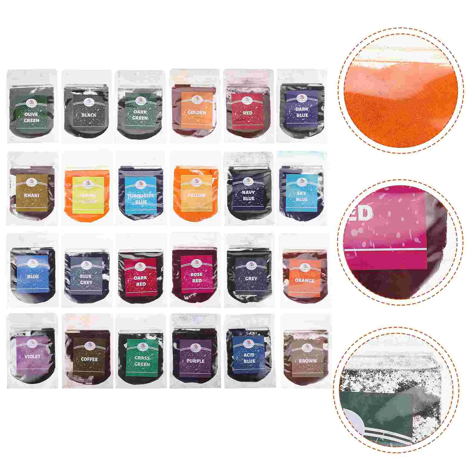 

24 упаковки, пигменты для галстука «сделай сам»