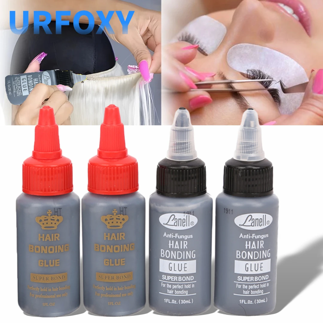 6pcsSuperBondingGlueNaturalHairBondGlueForWigEyelashesMaking