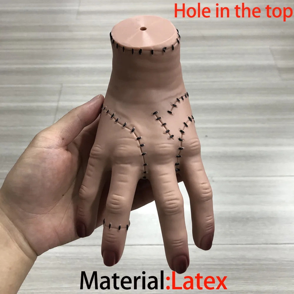 Horror Wednesday Thing Hand From Addams Family Cosplay Latex Figurine Home Decor Desktop Crafts Halloween Party Costume Prop anime cosplay props halloween mask props