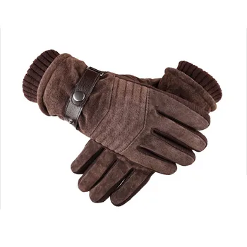 Touch Screen Winter Warm Men's Gloves Genuine Leather Casual Gloves Mittens for Men Outdoor Sport Full Finger Glove