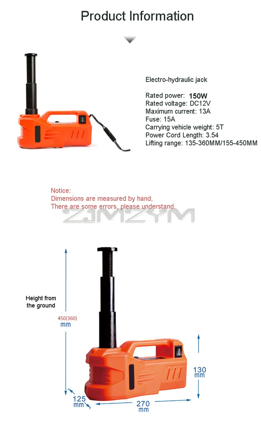 potência nominal corrente carro elétrico pneu de elevação carro jacks ar hidráulico inflatable carro piso jack