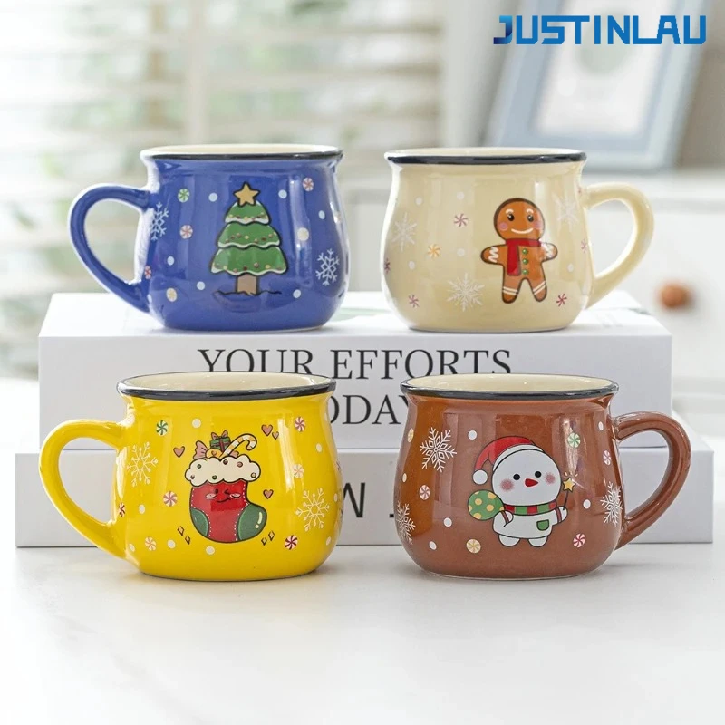 Ceramic Christmas Mug for Hot Coffee Tea