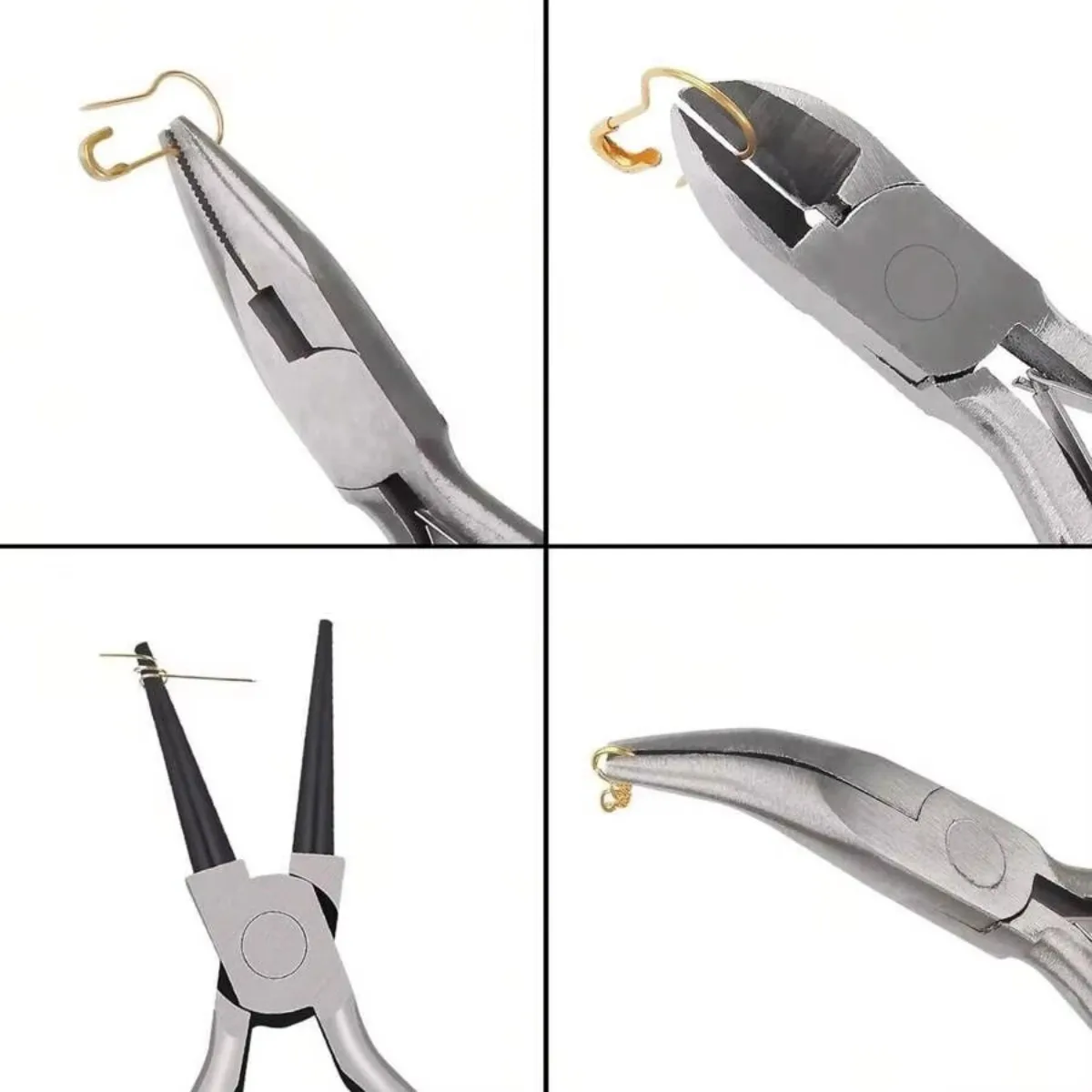Jewelry Pliers Jewelry Pliers Tools & Equipment Kit Long Needle Round Nose Cutting Wire Pliers For Jewelry Making Handmade Accessories HK043 jewelry pliers