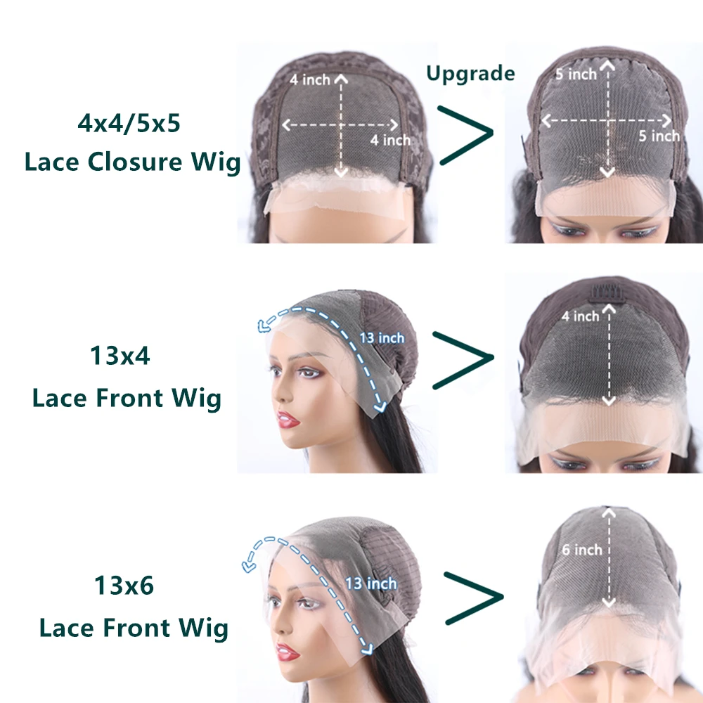HD Transparent Body Wave Lace Front Wigs For Black Women Human Hair 13x4 13x6 Raw Indian Hair Loose Body Wave Lace Frontal Wig