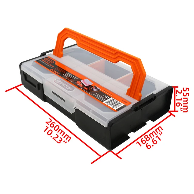 Tool Box Parts Storage Multi-grid Screw Placement Plastic Small Box  Combined Electronic Component Storage Case Tools Organizer - AliExpress