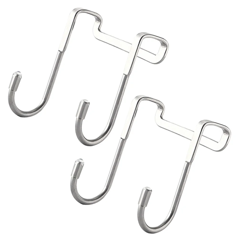 

2 Pcs Hook up Key Holder Heavy Duty Clothes Hanger Kitchen Towel over Cabinet Door Coat