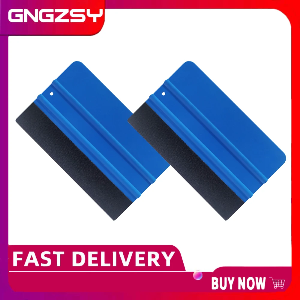 

Long Squeegee Car Wrapping Tools No Scratch Felt Plastic Soft Scraper Window Film Tinting Glass Cleaning Tool A100F