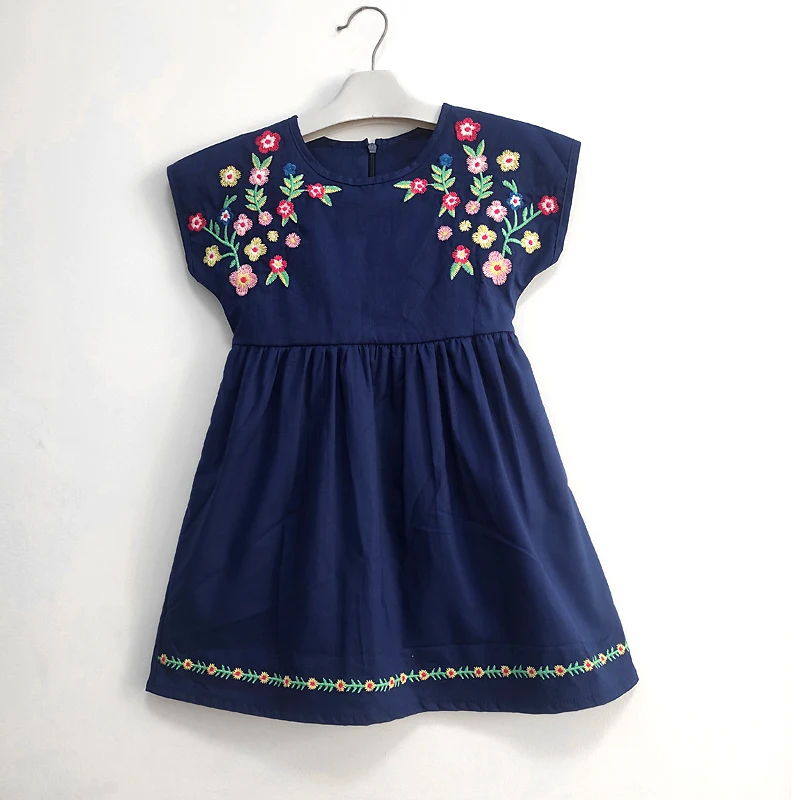 embroidered dresses summer Dreaming Of Summer Embroidered Dress In White main image 1
