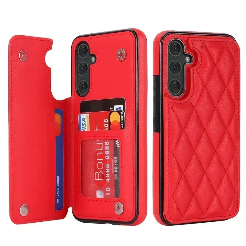 Luxurious Leather Wallet Phone Case - Stylish and Durable Cover