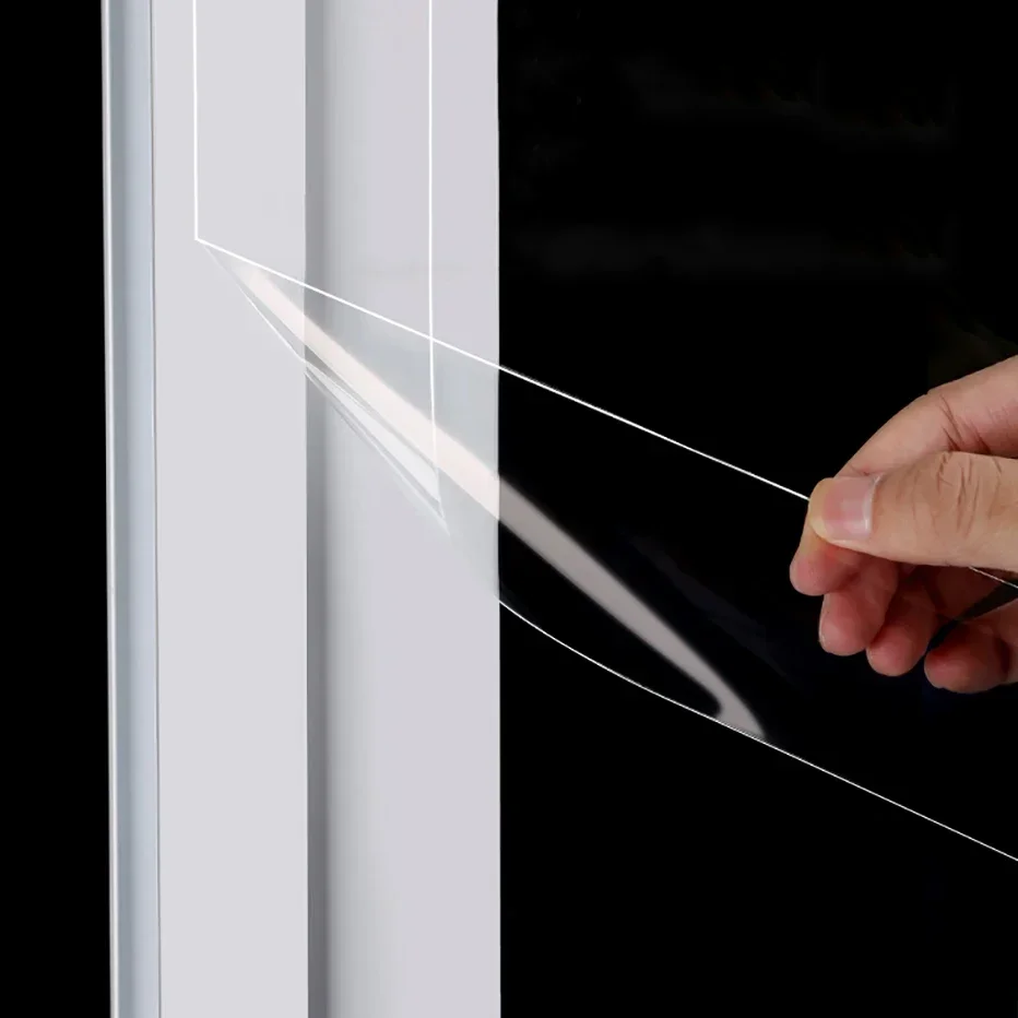 Sealing Strip Tape Waterproof Tape Window Seal Strip Sealing Tape Sealing Strip Window Sealing Isolation Tape Clear Plastic Weatherproof Seal Tape Window Draft Stopper Gap Filler Weather 5/10/20M