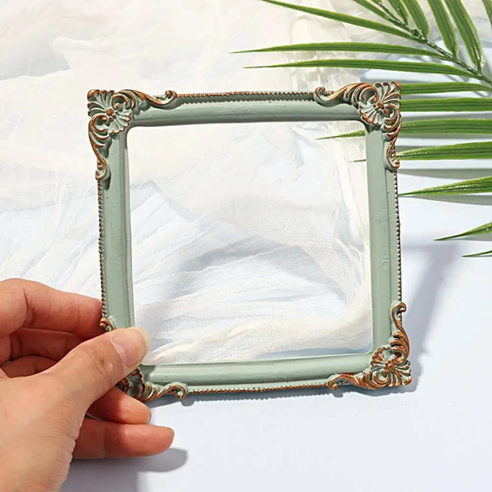 Photo Frame Nordic Style Golden Embossment Pictures Display Frame