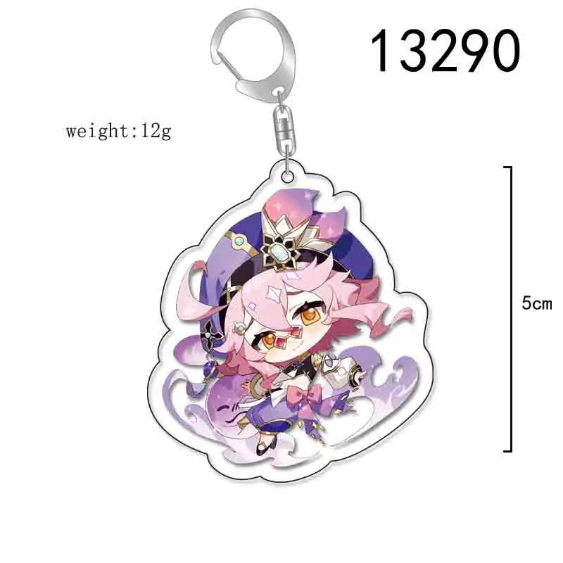 20 Teil/los Spiel Genshin Auswirkungen Acryl Keychain Arataki Itto Gorou Tartaglia Raiden Shogun Cosplay Nette Tasche Schlüssel Anhänger Großhandel – Detail 3