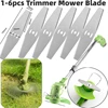 1-6PC Metal Grass String Trimmer Replacement Head Blade Saw Blade of Electric Cutting Lawn Mower Fitting Garden Tool Accessories 1