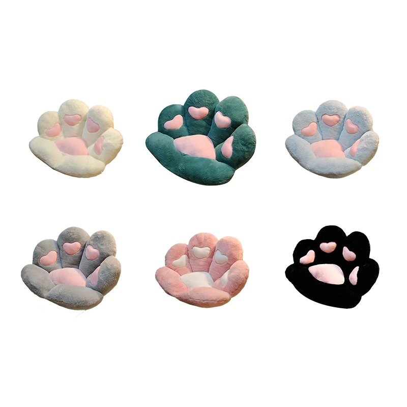 

Cats Paws Cushion Kawaii Chair Cushions 27.5 X 23.6Inch Kawaii Stuff Seat Pad Comfy Lazy Sofa Office Floor Pillow Easy To Use