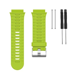 Sport Silicone Watch Band Strap - Stylish Wristband Bracelet Accessory (Grass green)