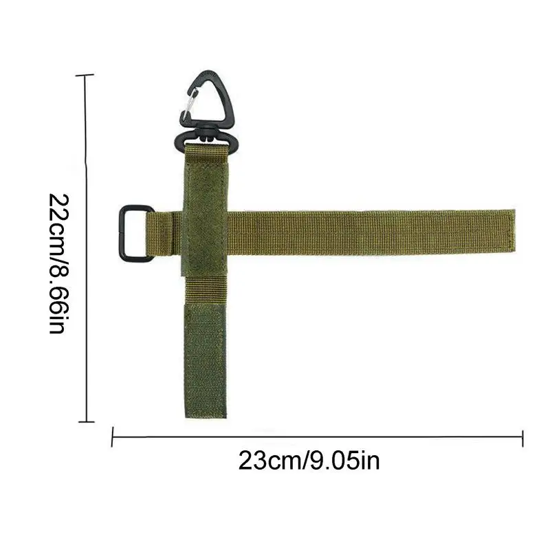 Adjustable Glove Holder Key Ring Chain Heavy Duty Firefighter Glove Strap Mini Carabiner Clips for Camping Hiking Working