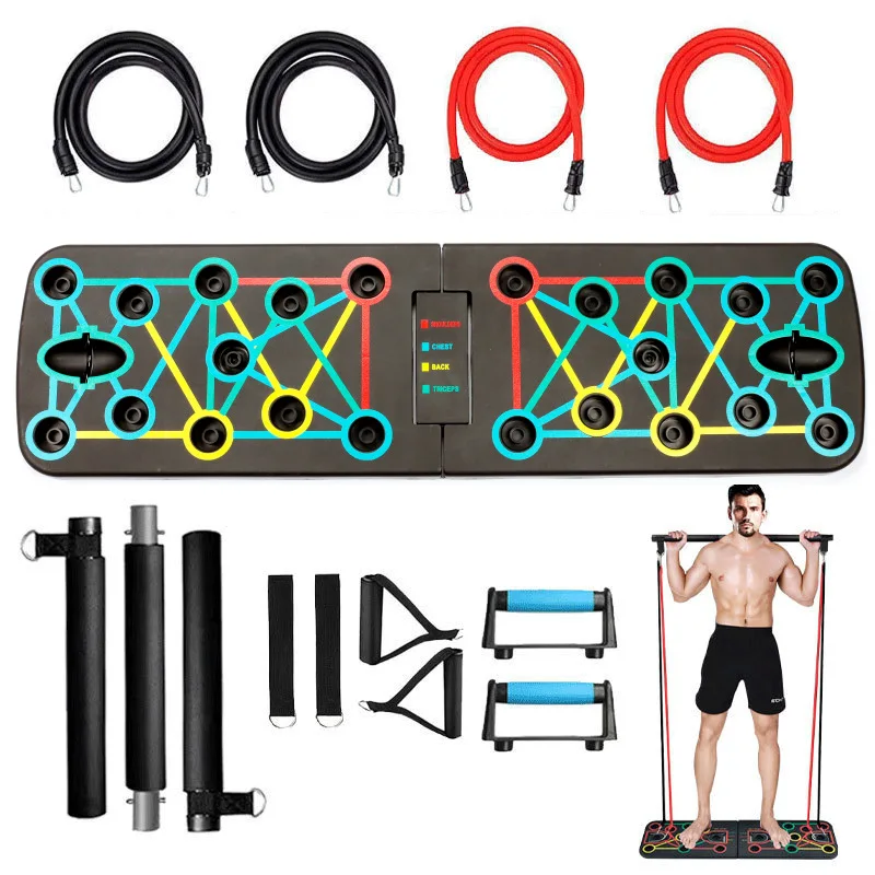 Multifunctional Folding Push-up Board for Men's Bodybuilding Equipment Home Practice Strength Training Push up Board Sets