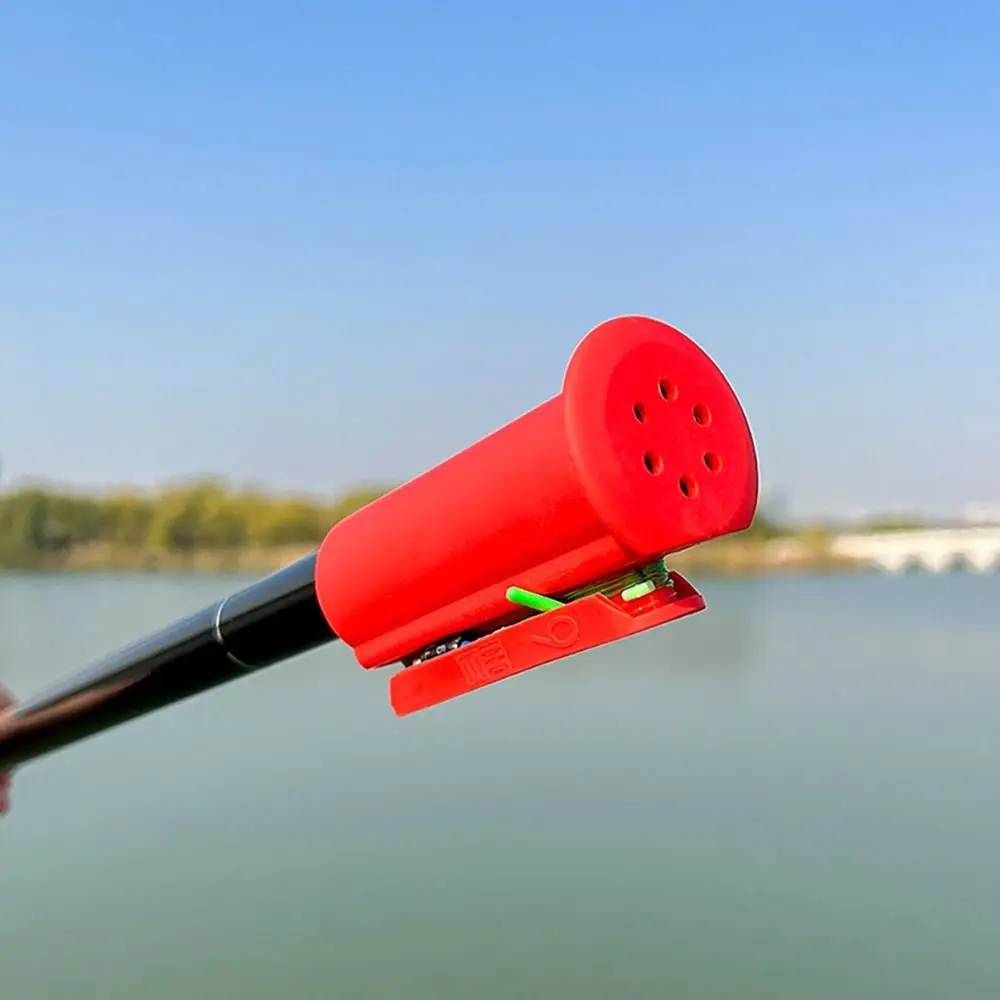 5Pcs/Set New High Elasticity Fishing Rod Plug Fishing Line Winder Red Take-up Wire Winder 10-25mm Silicone Head Cover