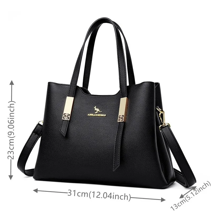 Women's New PU Leather Trend Fashion Simplicity Shoulder Bags Designer Handbag Female Crossbody Bag High Quality Top-handle Tote