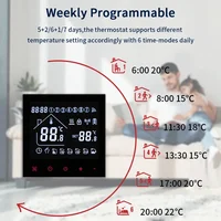 Tuya WiFi Smart Thermostat LCD Display Touch Screen Electric Floor Heating Water/Gas Boiler Thermostat Work With Alexa Alice - Image 4