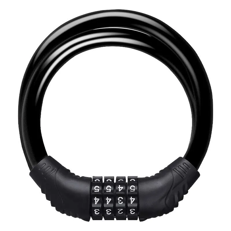 قفل الدراجة الجبلية المحمولة الأمن 4 أرقام رمز قفل...