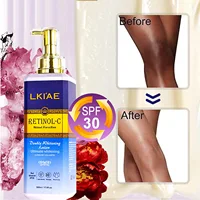 LKIAE – ensemble de soins pour la peau à Double blanchiment au rétinol avancé, hydratant en profondeur, nettoie la peau, réduit les rides, les taches, les taches foncées 3